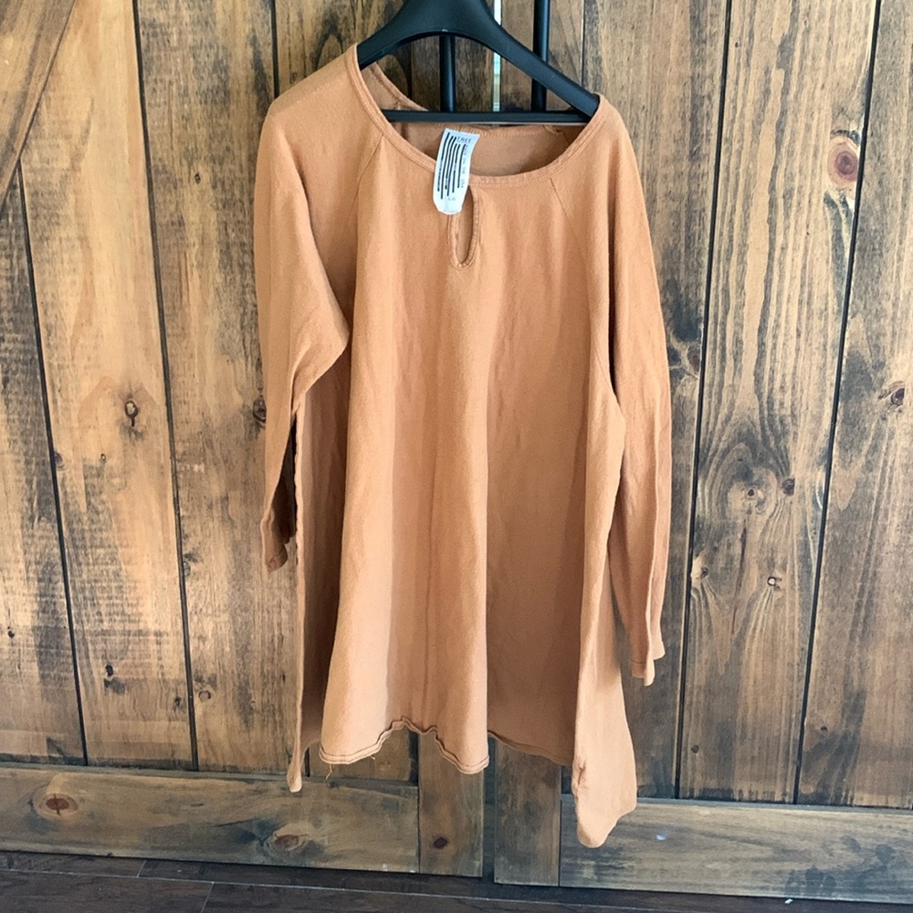Free people sweater dress, size large. Sienna color.